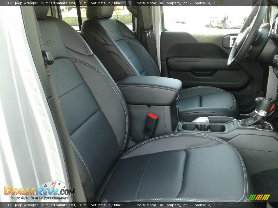 2018 Jeep Wrangler Unlimited Sahara 4x4 Billet Silver Metallic / Black Photo #12