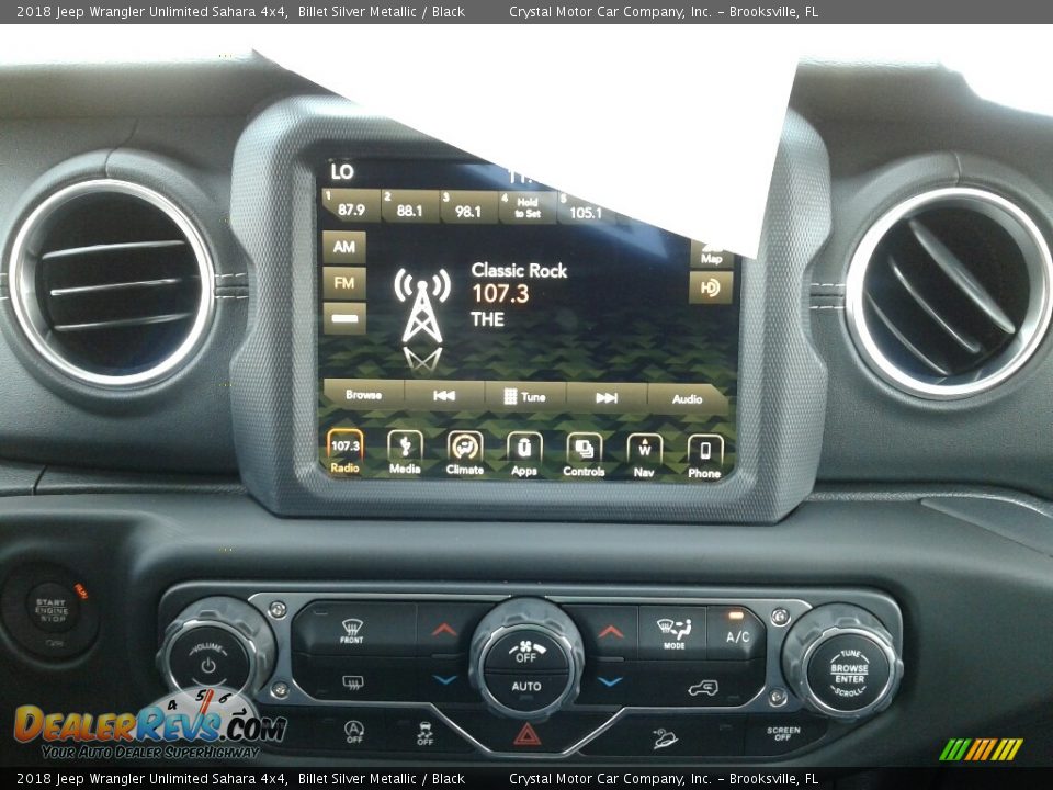 2018 Jeep Wrangler Unlimited Sahara 4x4 Billet Silver Metallic / Black Photo #15