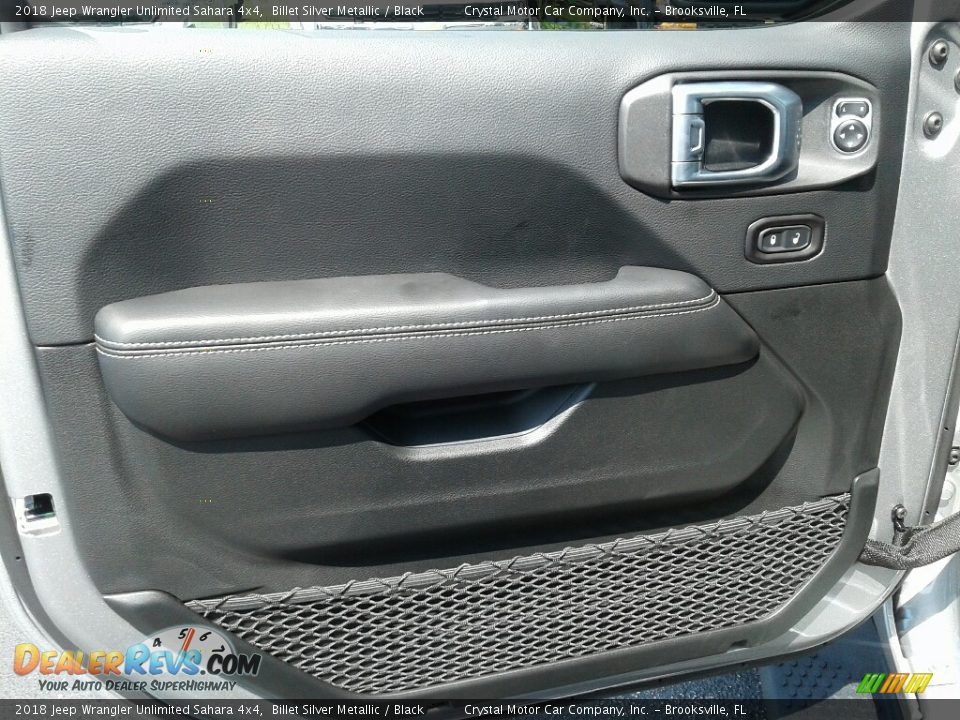 2018 Jeep Wrangler Unlimited Sahara 4x4 Billet Silver Metallic / Black Photo #17