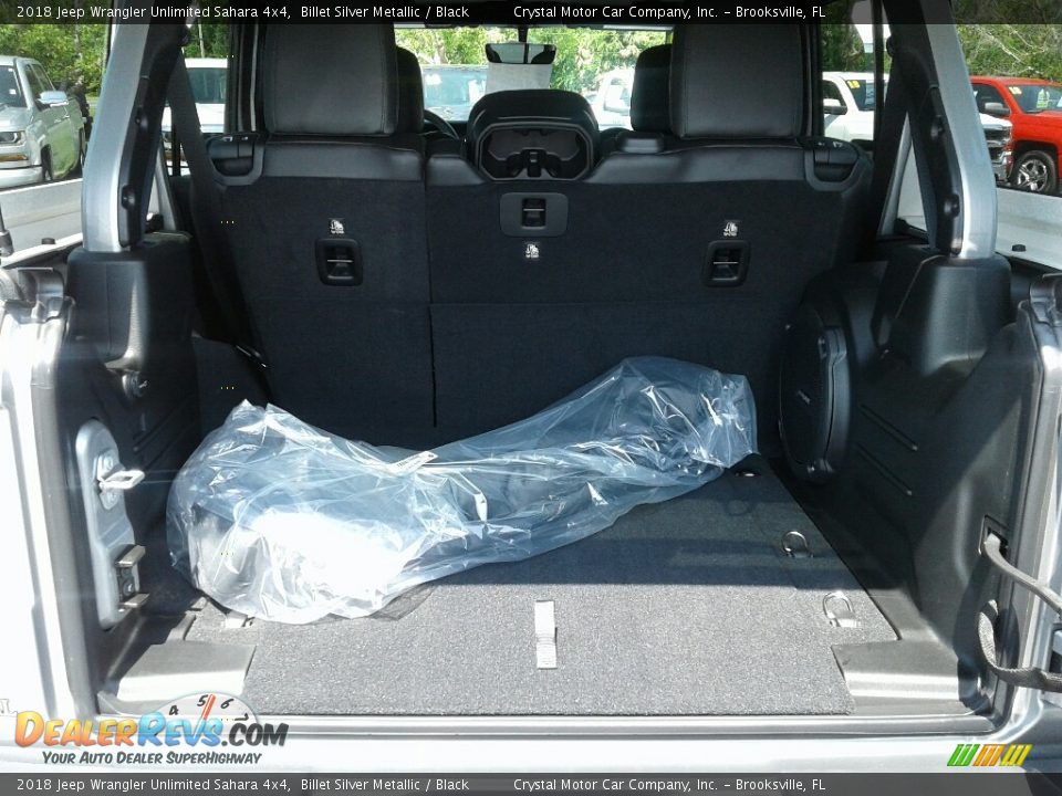 2018 Jeep Wrangler Unlimited Sahara 4x4 Billet Silver Metallic / Black Photo #19