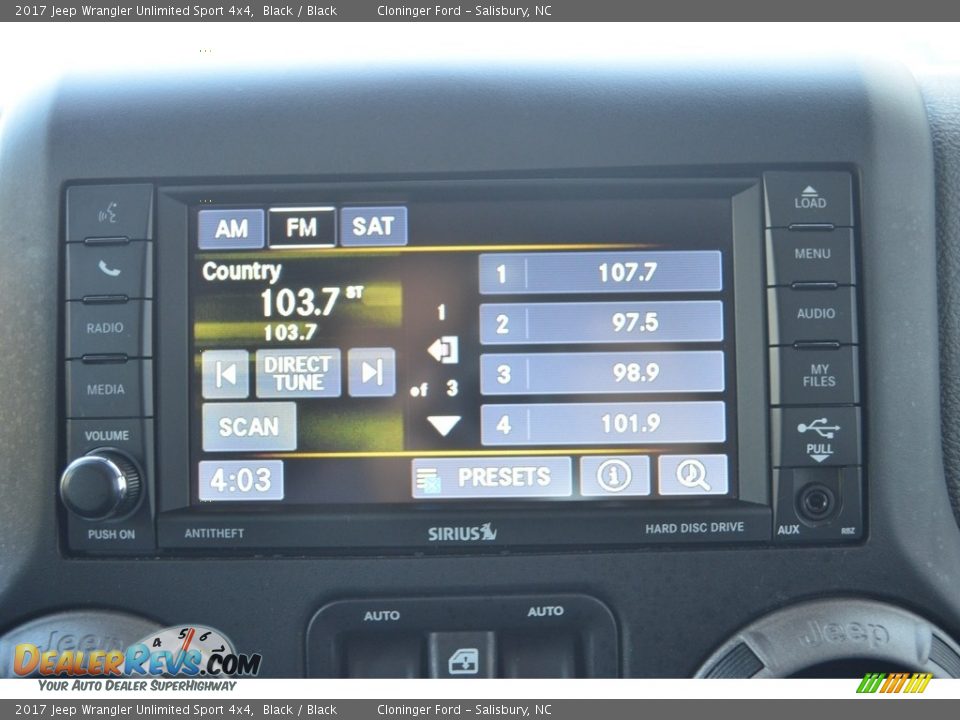 2017 Jeep Wrangler Unlimited Sport 4x4 Black / Black Photo #18