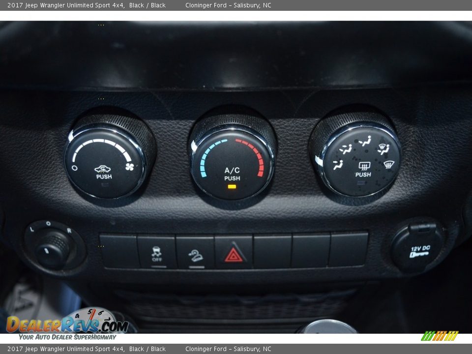 2017 Jeep Wrangler Unlimited Sport 4x4 Black / Black Photo #20