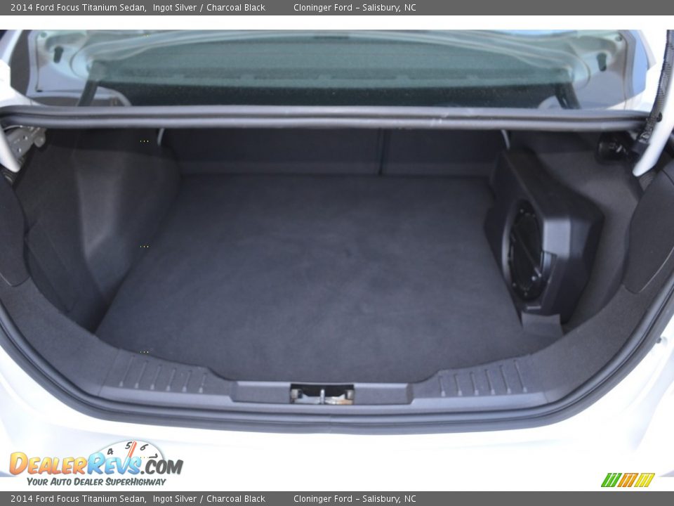 2014 Ford Focus Titanium Sedan Ingot Silver / Charcoal Black Photo #12