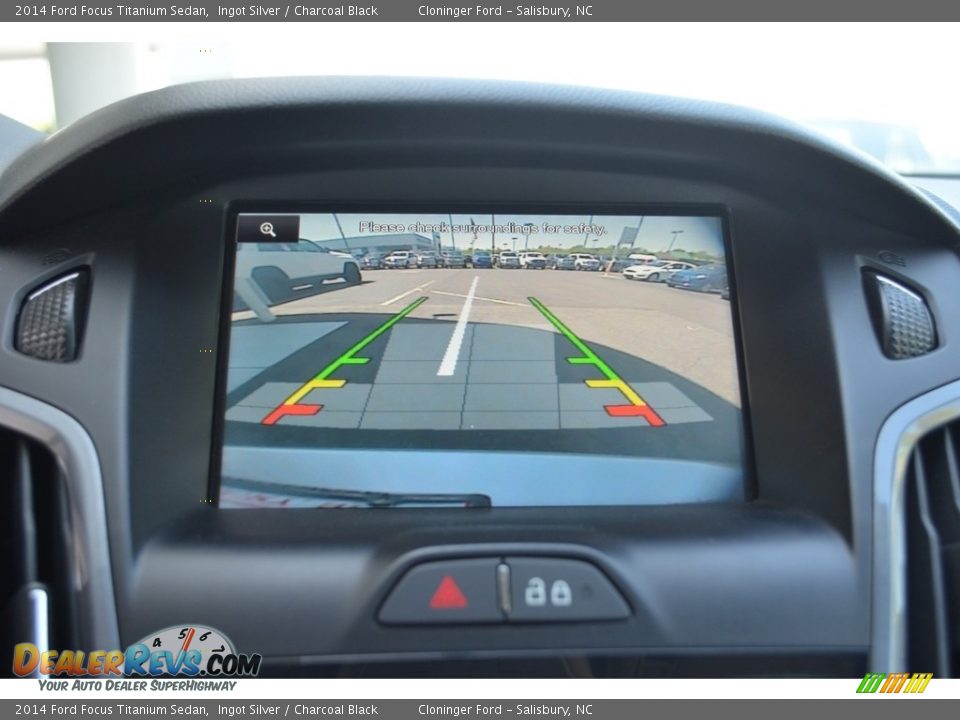 2014 Ford Focus Titanium Sedan Ingot Silver / Charcoal Black Photo #18