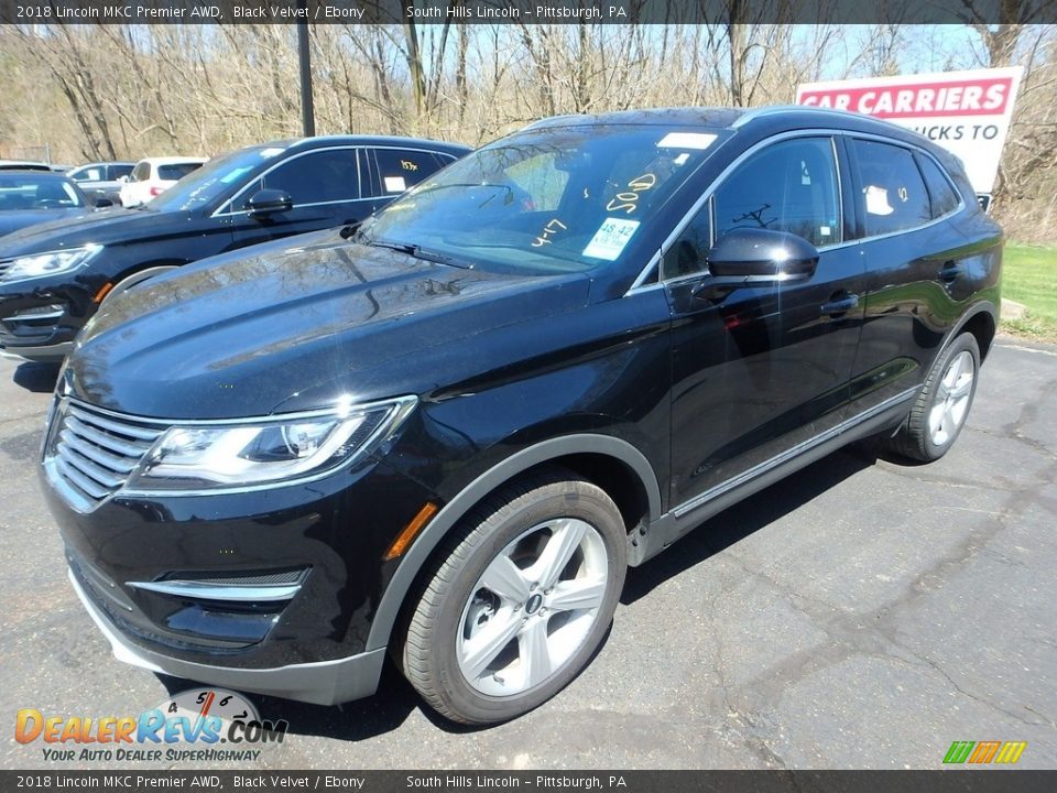 2018 Lincoln MKC Premier AWD Black Velvet / Ebony Photo #1
