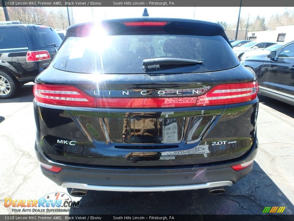 2018 Lincoln MKC Premier AWD Black Velvet / Ebony Photo #3