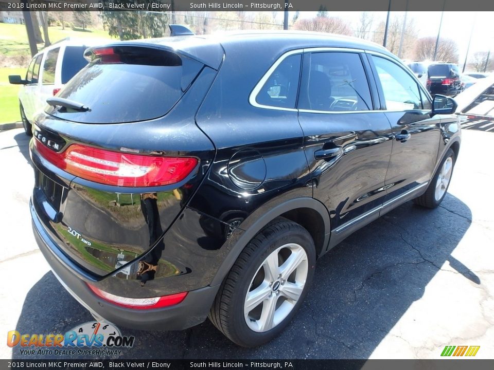2018 Lincoln MKC Premier AWD Black Velvet / Ebony Photo #4