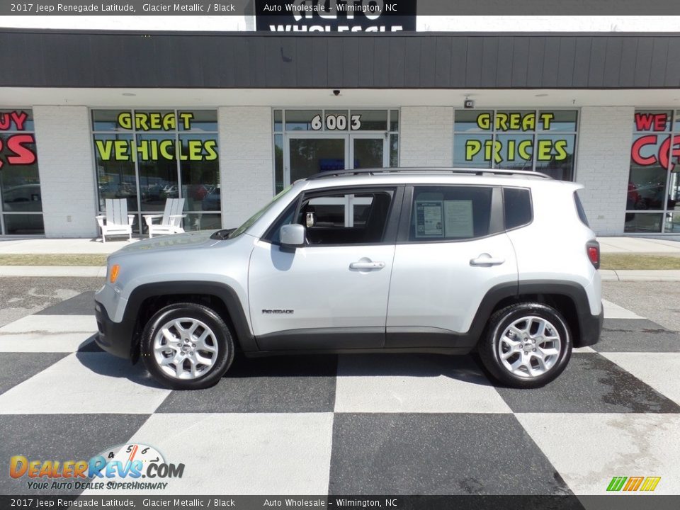 2017 Jeep Renegade Latitude Glacier Metallic / Black Photo #1