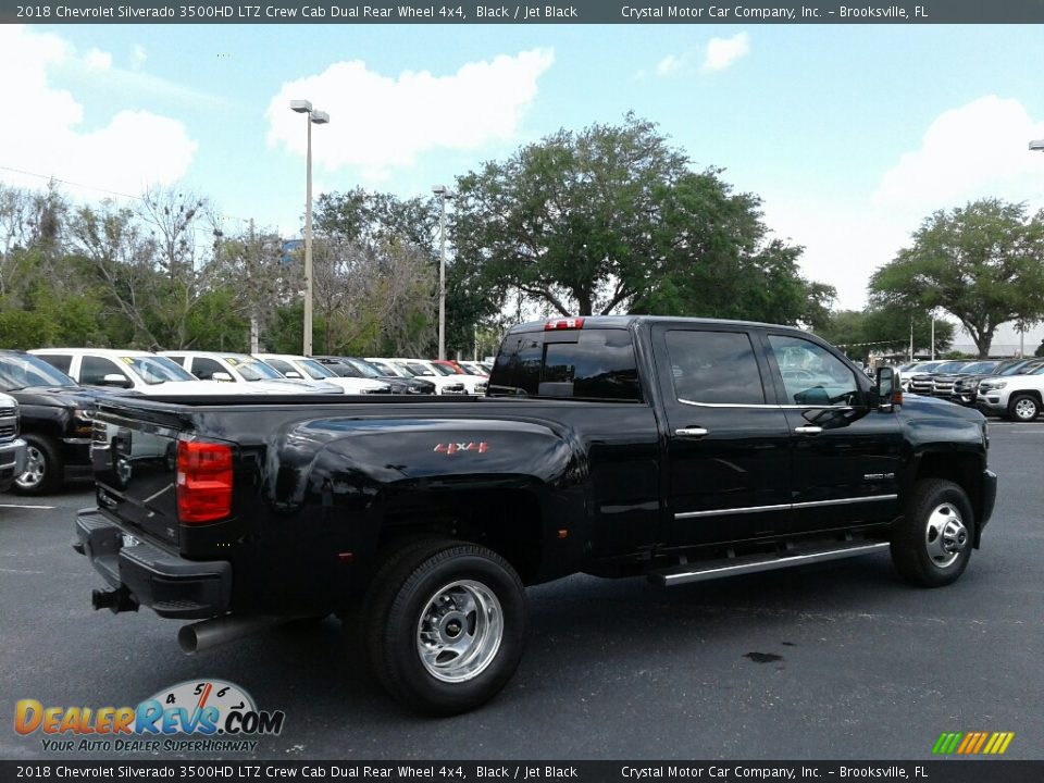 2018 Chevrolet Silverado 3500HD LTZ Crew Cab Dual Rear Wheel 4x4 Black / Jet Black Photo #5