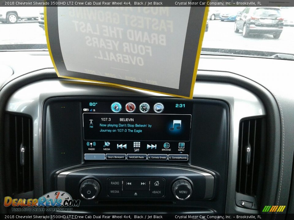 2018 Chevrolet Silverado 3500HD LTZ Crew Cab Dual Rear Wheel 4x4 Black / Jet Black Photo #15