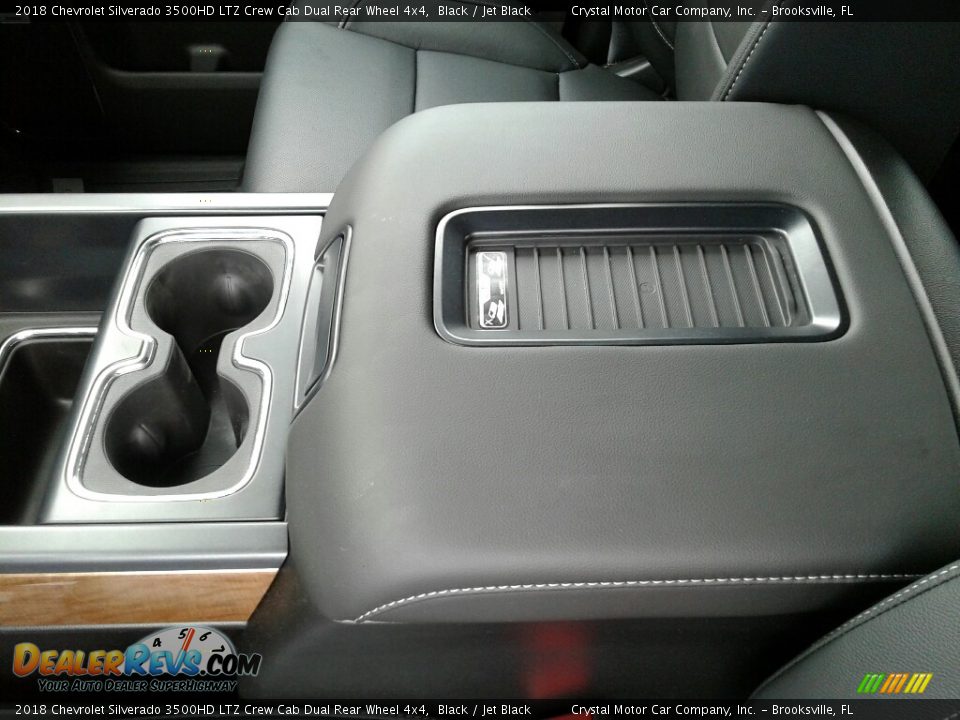 2018 Chevrolet Silverado 3500HD LTZ Crew Cab Dual Rear Wheel 4x4 Black / Jet Black Photo #18