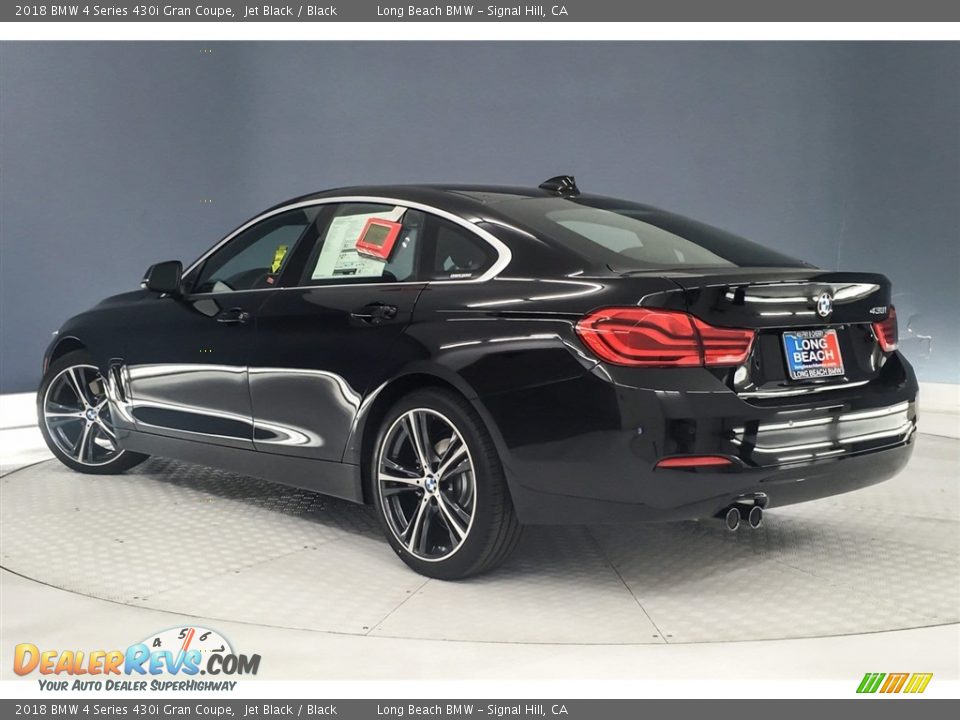 2018 BMW 4 Series 430i Gran Coupe Jet Black / Black Photo #3