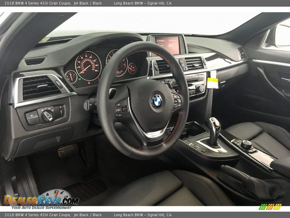 2018 BMW 4 Series 430i Gran Coupe Jet Black / Black Photo #5