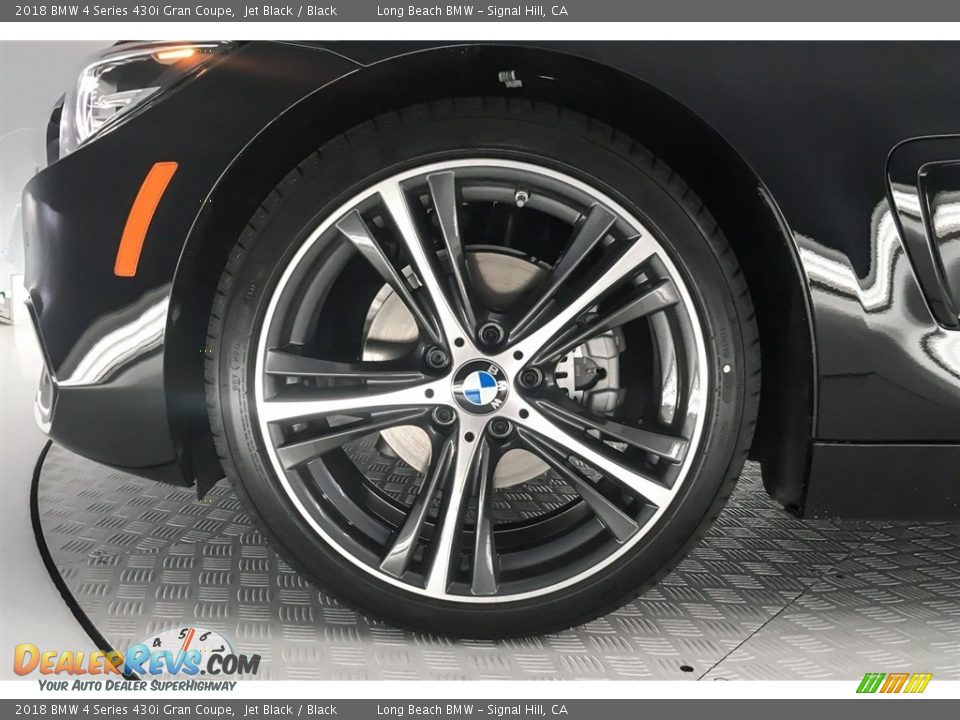 2018 BMW 4 Series 430i Gran Coupe Jet Black / Black Photo #9