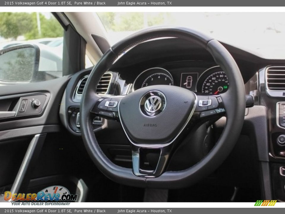 2015 Volkswagen Golf 4 Door 1.8T SE Pure White / Black Photo #28