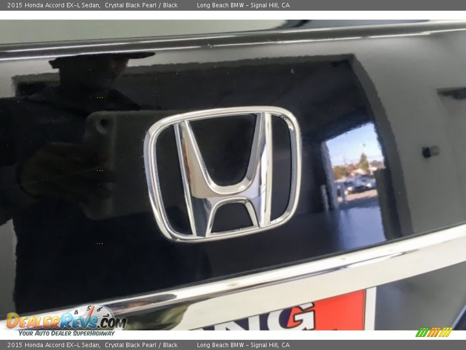 2015 Honda Accord EX-L Sedan Crystal Black Pearl / Black Photo #32