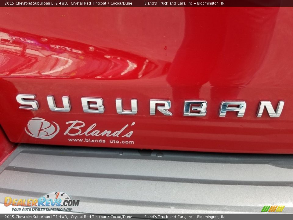 2015 Chevrolet Suburban LTZ 4WD Crystal Red Tintcoat / Cocoa/Dune Photo #5