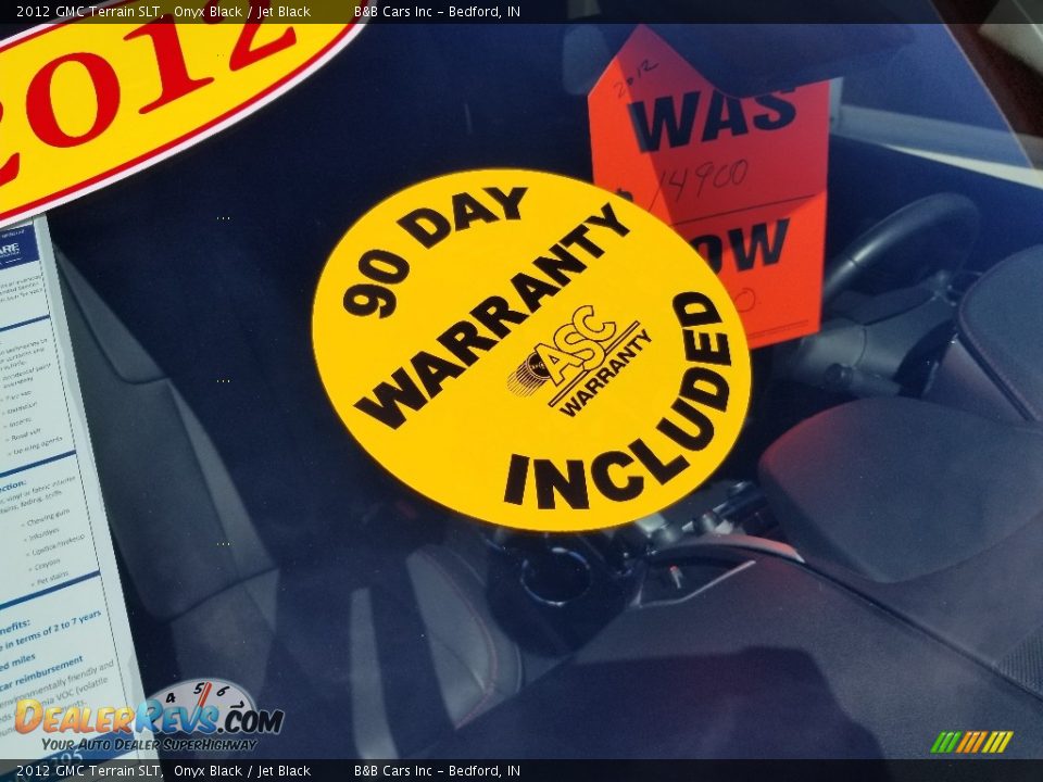 2012 GMC Terrain SLT Onyx Black / Jet Black Photo #22
