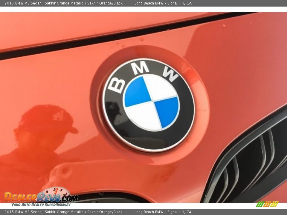 2015 BMW M3 Sedan Sakhir Orange Metallic / Sakhir Orange/Black Photo #30