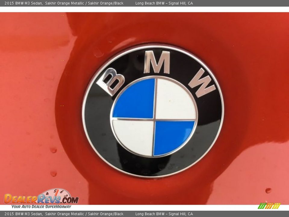 2015 BMW M3 Sedan Sakhir Orange Metallic / Sakhir Orange/Black Photo #32