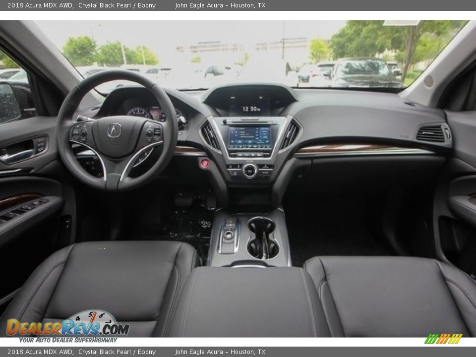 Ebony Interior - 2018 Acura MDX AWD Photo #9