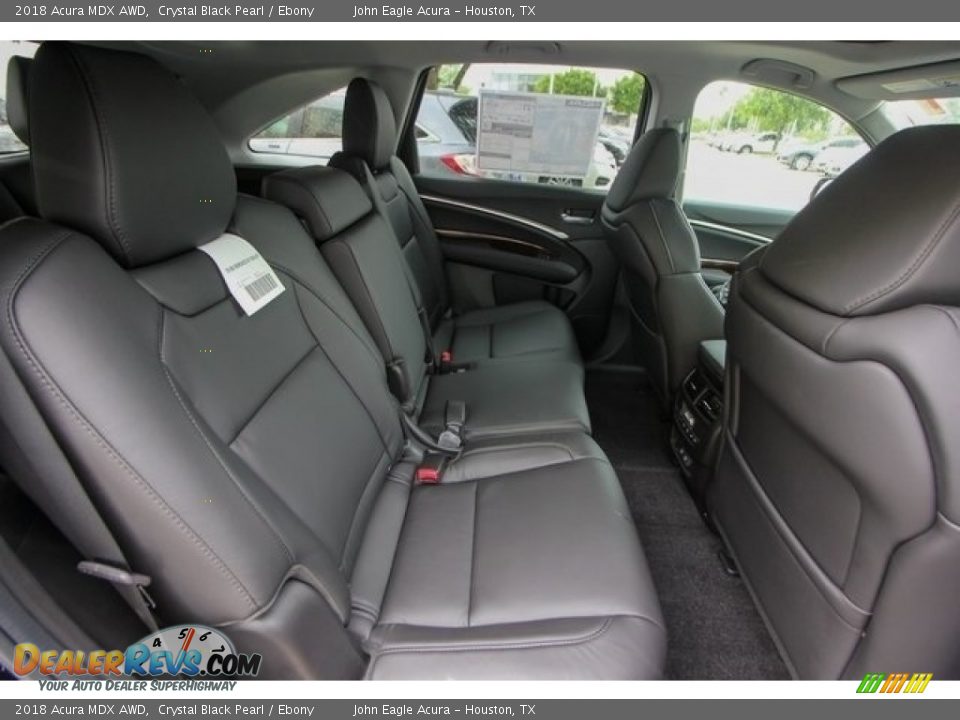 Rear Seat of 2018 Acura MDX AWD Photo #21
