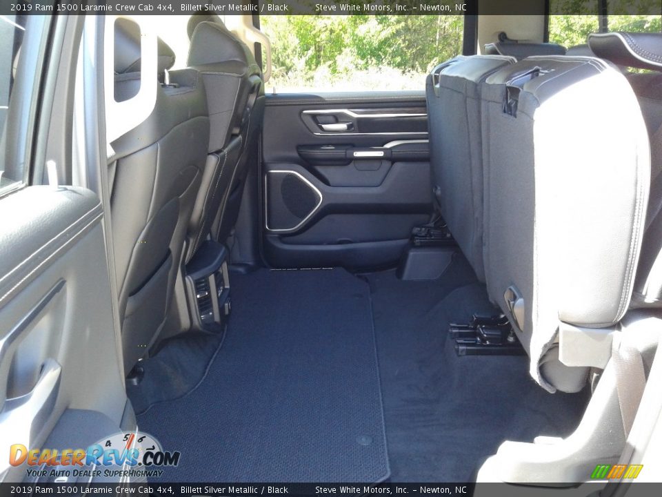 Rear Seat of 2019 Ram 1500 Laramie Crew Cab 4x4 Photo #11