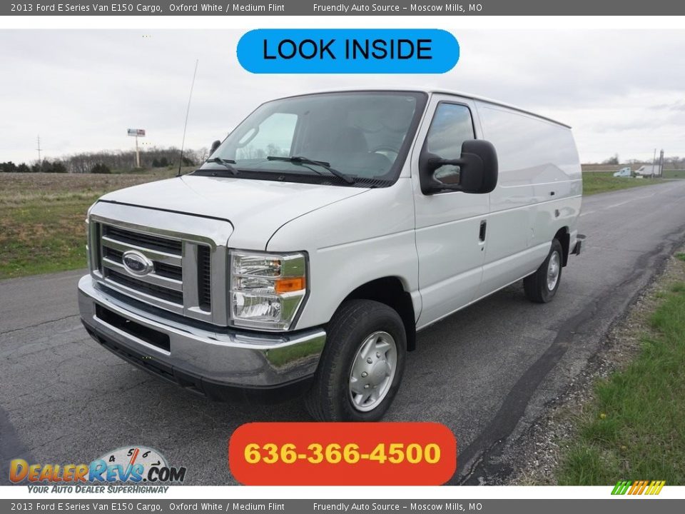 2013 Ford E Series Van E150 Cargo Oxford White / Medium Flint Photo #1