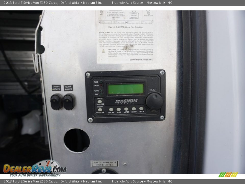 2013 Ford E Series Van E150 Cargo Oxford White / Medium Flint Photo #10