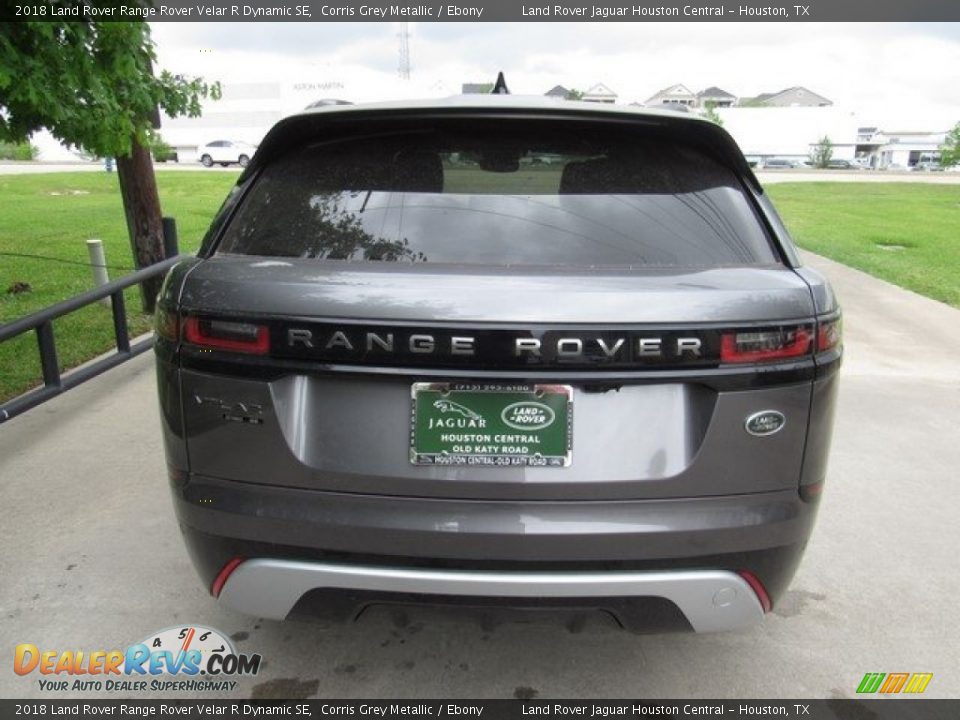 2018 Land Rover Range Rover Velar R Dynamic SE Corris Grey Metallic / Ebony Photo #8