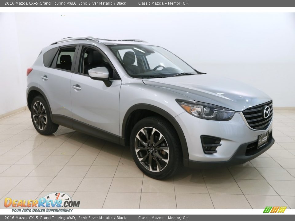 2016 Mazda CX-5 Grand Touring AWD Sonic Silver Metallic / Black Photo #1