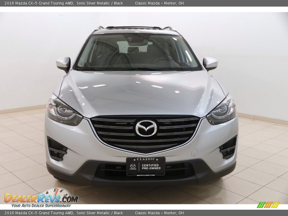 2016 Mazda CX-5 Grand Touring AWD Sonic Silver Metallic / Black Photo #2