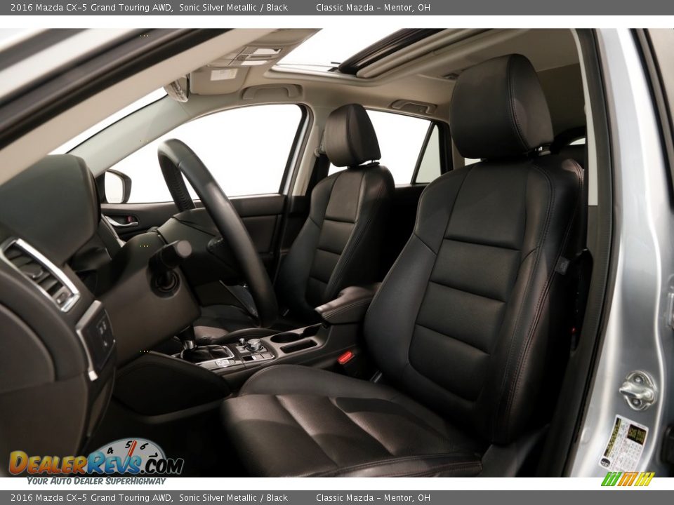 2016 Mazda CX-5 Grand Touring AWD Sonic Silver Metallic / Black Photo #5
