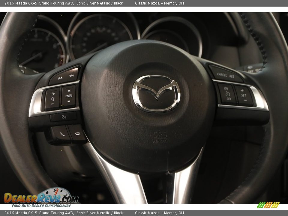 2016 Mazda CX-5 Grand Touring AWD Sonic Silver Metallic / Black Photo #6
