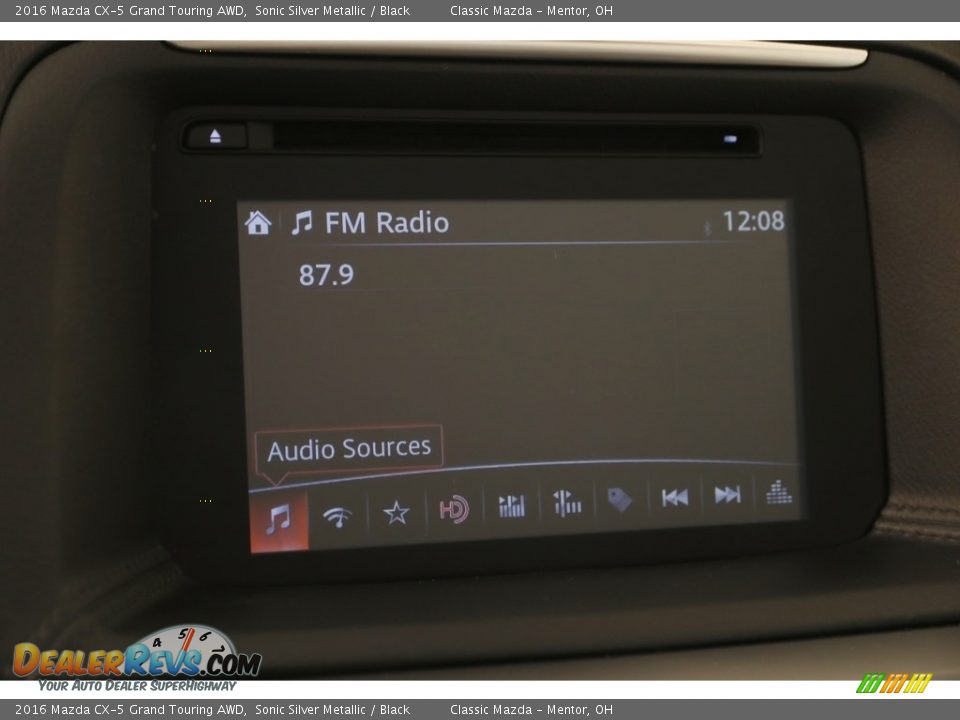 2016 Mazda CX-5 Grand Touring AWD Sonic Silver Metallic / Black Photo #11