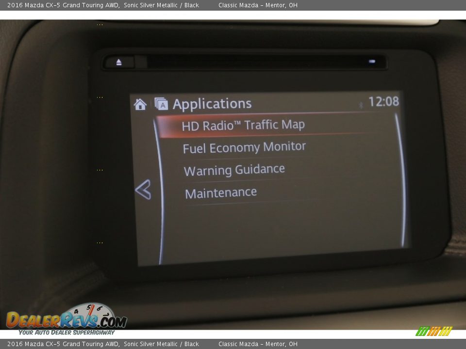 2016 Mazda CX-5 Grand Touring AWD Sonic Silver Metallic / Black Photo #12