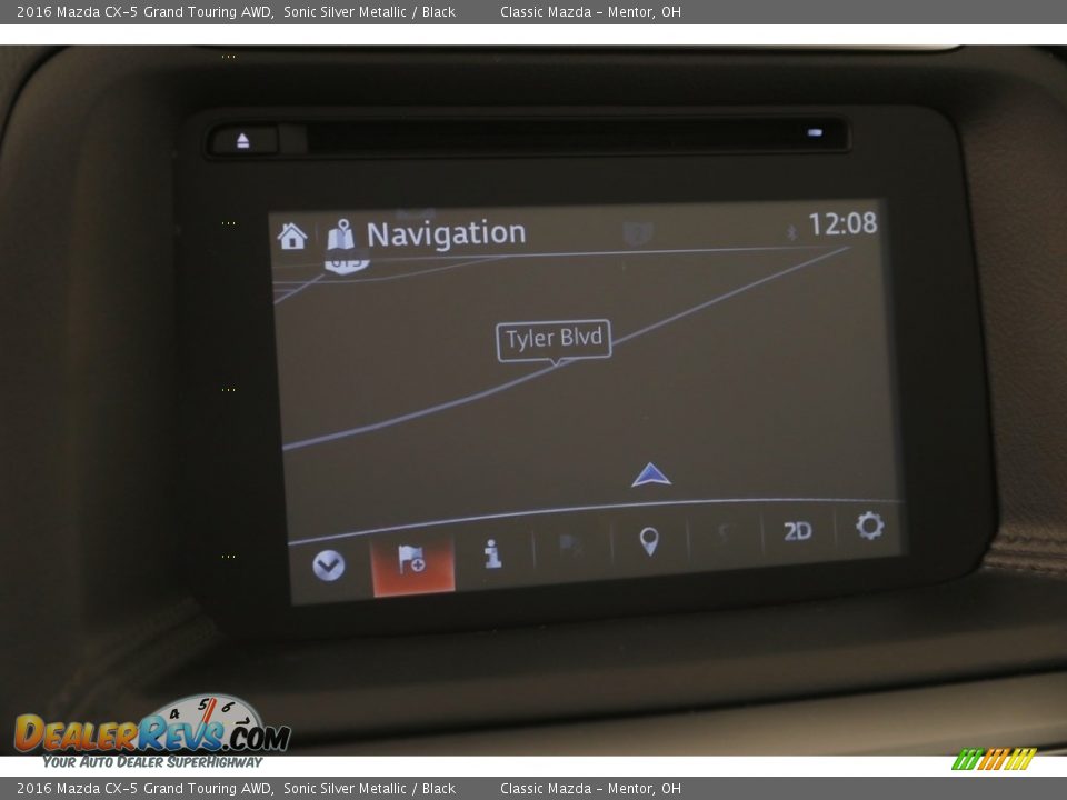 2016 Mazda CX-5 Grand Touring AWD Sonic Silver Metallic / Black Photo #13