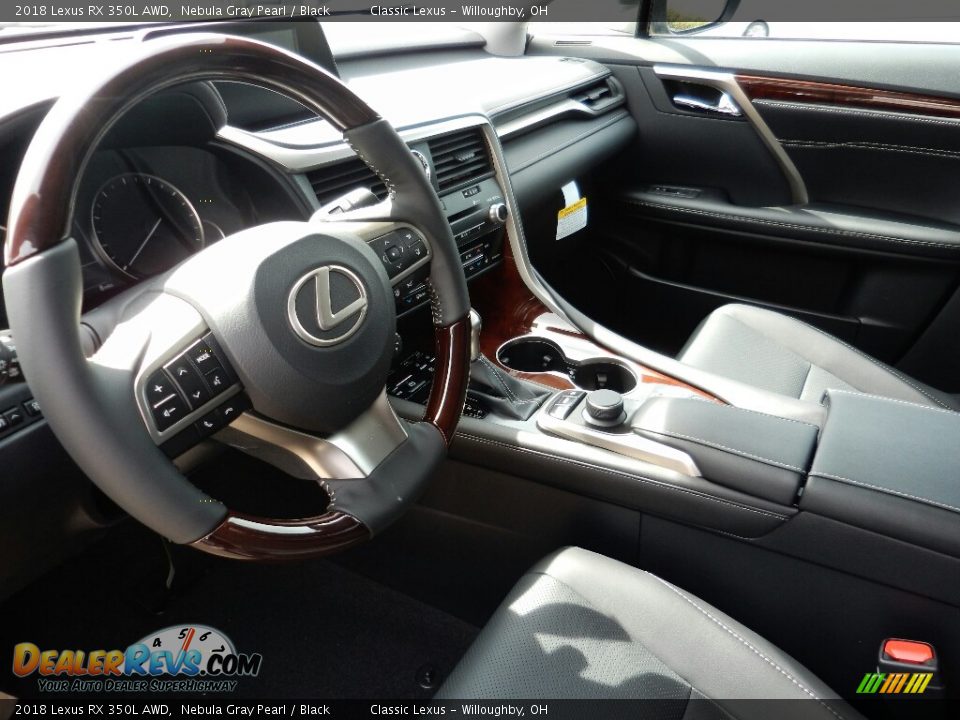 2018 Lexus RX 350L AWD Nebula Gray Pearl / Black Photo #3