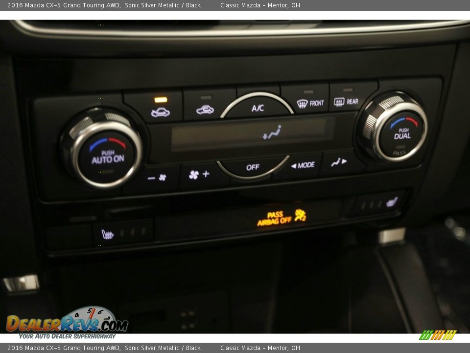2016 Mazda CX-5 Grand Touring AWD Sonic Silver Metallic / Black Photo #15