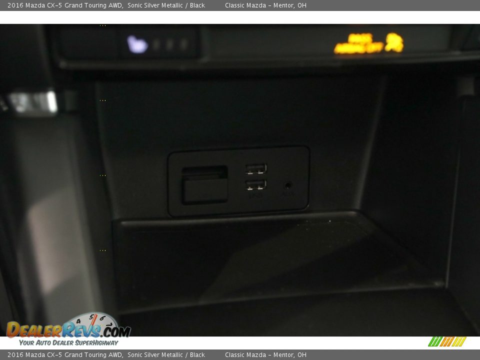 2016 Mazda CX-5 Grand Touring AWD Sonic Silver Metallic / Black Photo #16