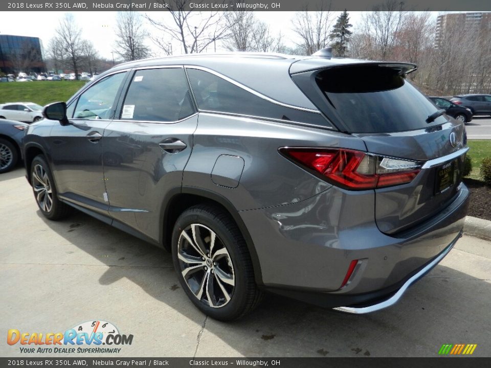 2018 Lexus RX 350L AWD Nebula Gray Pearl / Black Photo #5