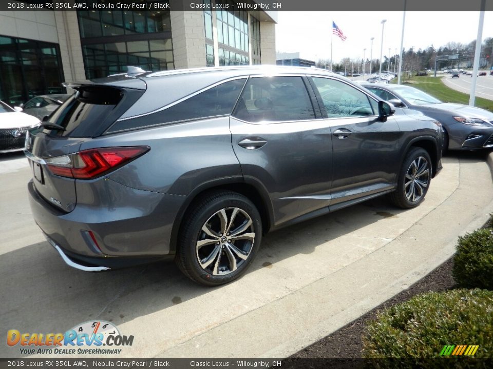 Nebula Gray Pearl 2018 Lexus RX 350L AWD Photo #7