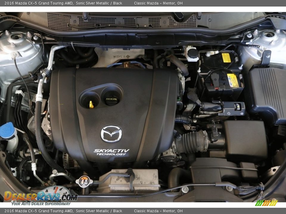 2016 Mazda CX-5 Grand Touring AWD Sonic Silver Metallic / Black Photo #22