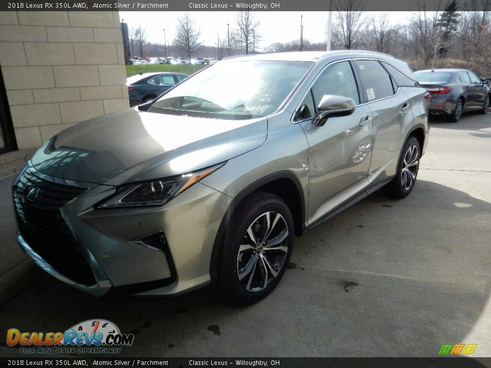 2018 Lexus RX 350L AWD Atomic Silver / Parchment Photo #2