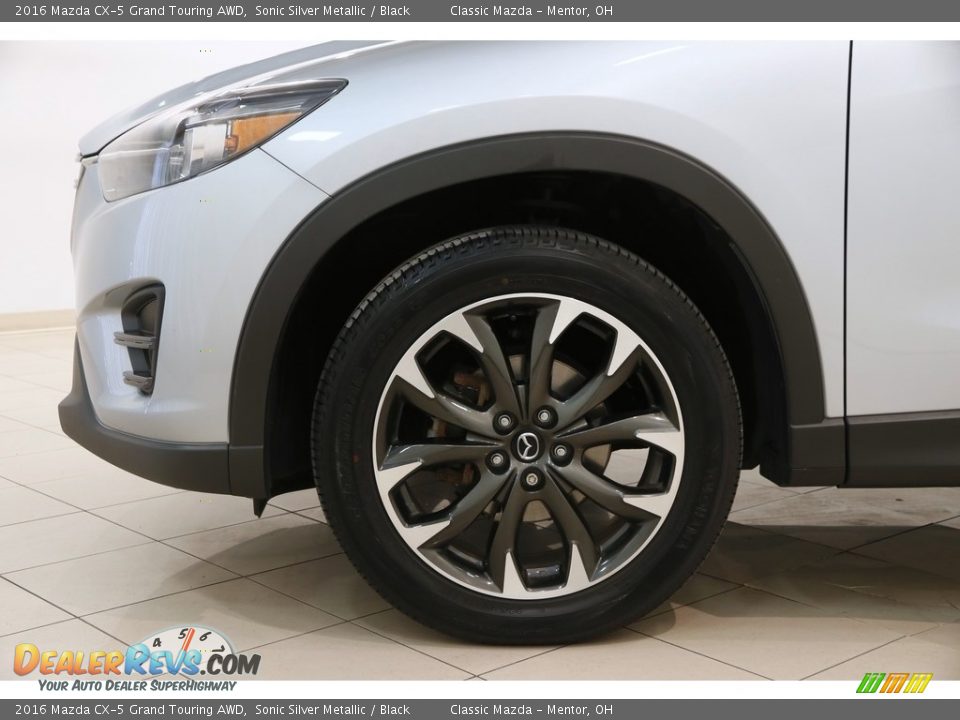 2016 Mazda CX-5 Grand Touring AWD Sonic Silver Metallic / Black Photo #23