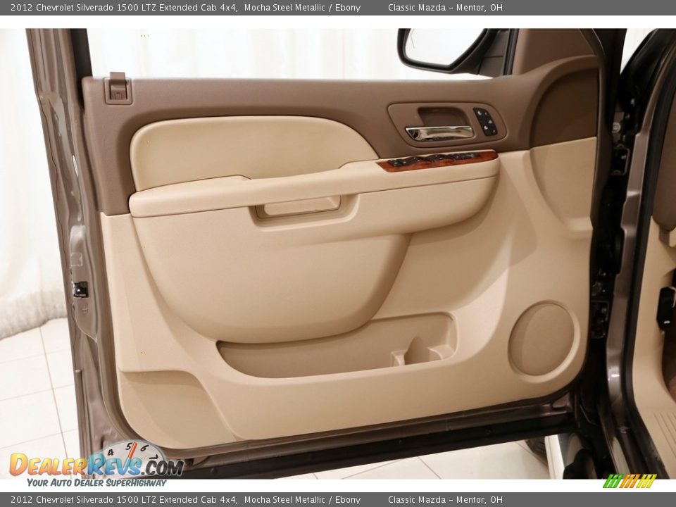 2012 Chevrolet Silverado 1500 LTZ Extended Cab 4x4 Mocha Steel Metallic / Ebony Photo #4