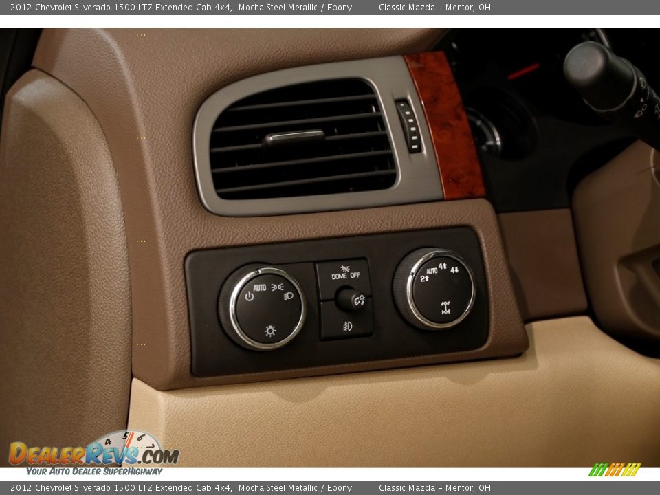 2012 Chevrolet Silverado 1500 LTZ Extended Cab 4x4 Mocha Steel Metallic / Ebony Photo #5