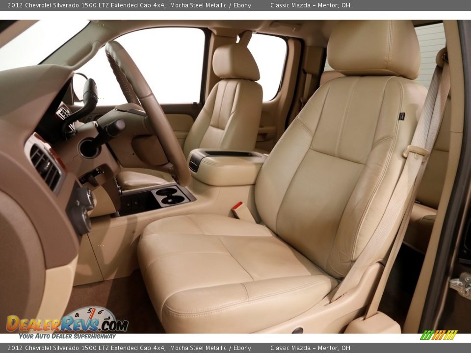 2012 Chevrolet Silverado 1500 LTZ Extended Cab 4x4 Mocha Steel Metallic / Ebony Photo #6