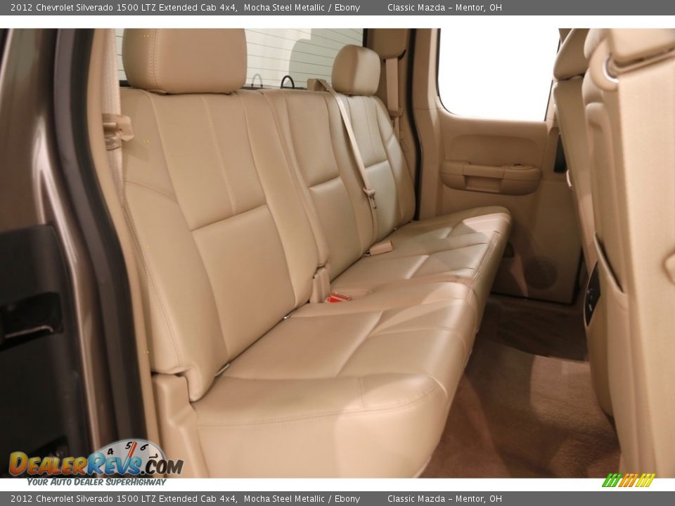 2012 Chevrolet Silverado 1500 LTZ Extended Cab 4x4 Mocha Steel Metallic / Ebony Photo #13