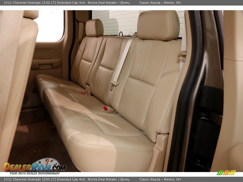 2012 Chevrolet Silverado 1500 LTZ Extended Cab 4x4 Mocha Steel Metallic / Ebony Photo #14